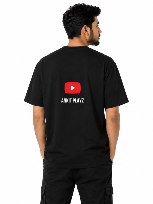Ankit Playz - Unisex Standard Crew T-Shirt [Check Description for Size Chart]