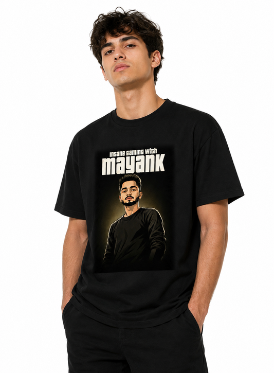 Insane Gaming with Mayank - Unisex Standard Crew T-Shirt [Check Description for Size Chart]